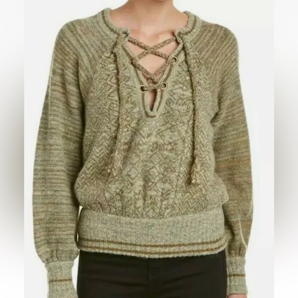 Free People Sweaters - FREE PEOPLE Gray Knit Sweater